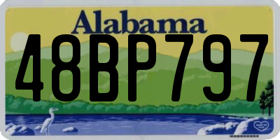 AL license plate 48BP797