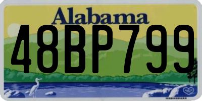 AL license plate 48BP799