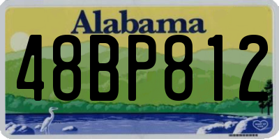 AL license plate 48BP812