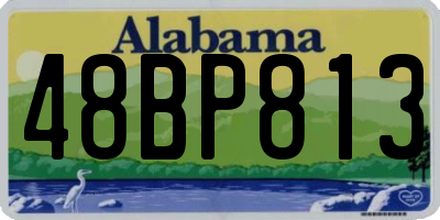 AL license plate 48BP813