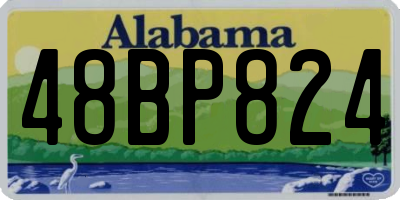 AL license plate 48BP824
