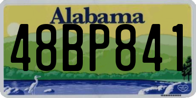 AL license plate 48BP841