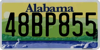 AL license plate 48BP855