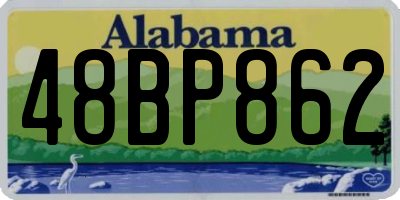 AL license plate 48BP862