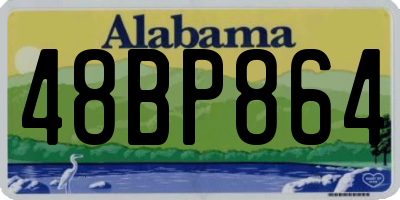AL license plate 48BP864