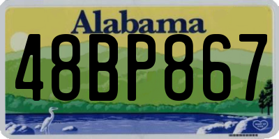 AL license plate 48BP867