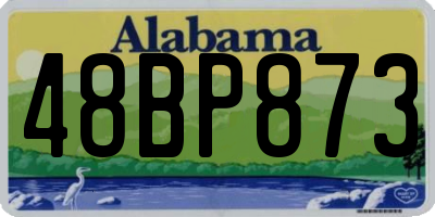 AL license plate 48BP873