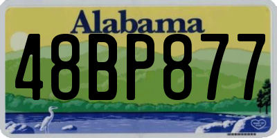 AL license plate 48BP877