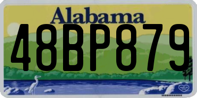 AL license plate 48BP879