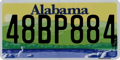 AL license plate 48BP884