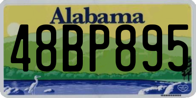 AL license plate 48BP895