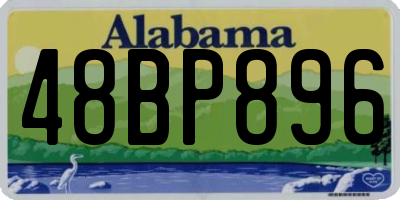 AL license plate 48BP896