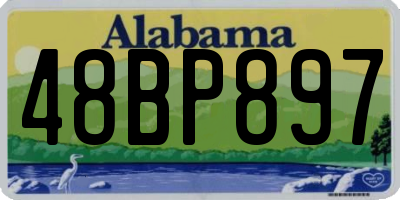 AL license plate 48BP897