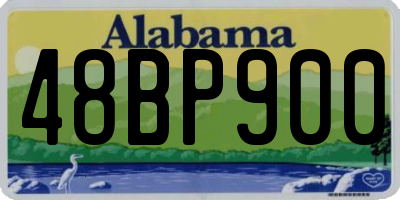 AL license plate 48BP900