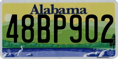 AL license plate 48BP902