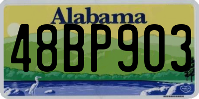 AL license plate 48BP903