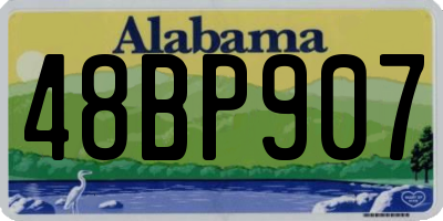 AL license plate 48BP907