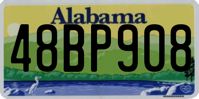 AL license plate 48BP908