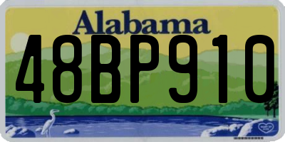 AL license plate 48BP910