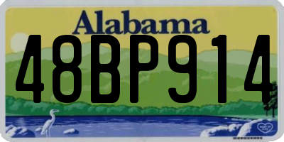 AL license plate 48BP914