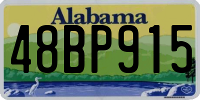 AL license plate 48BP915
