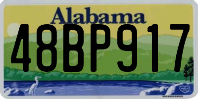 AL license plate 48BP917