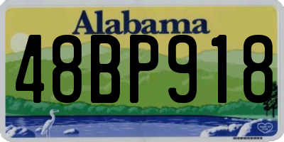 AL license plate 48BP918