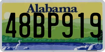 AL license plate 48BP919