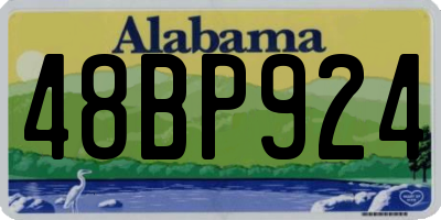 AL license plate 48BP924