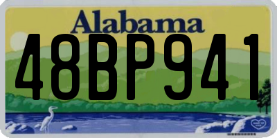 AL license plate 48BP941
