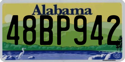 AL license plate 48BP942