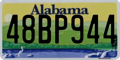 AL license plate 48BP944