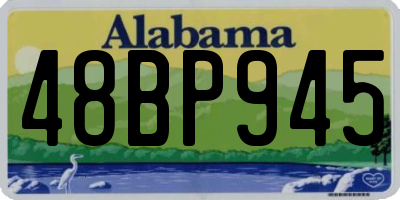 AL license plate 48BP945