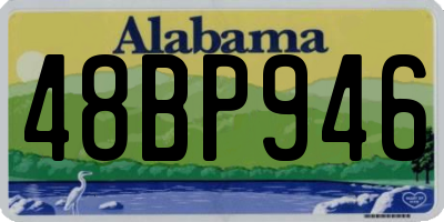 AL license plate 48BP946