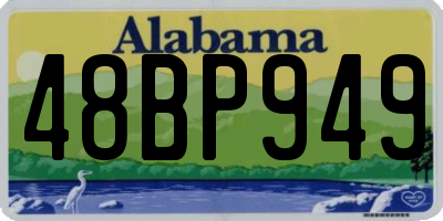 AL license plate 48BP949