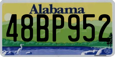 AL license plate 48BP952