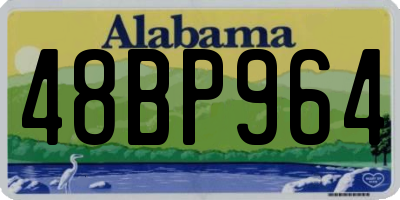 AL license plate 48BP964