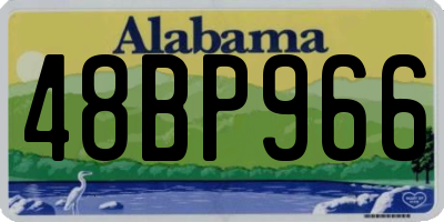 AL license plate 48BP966