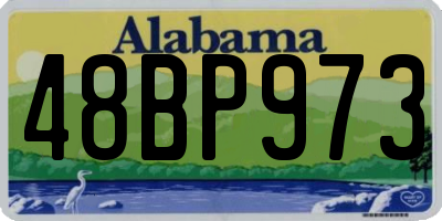 AL license plate 48BP973
