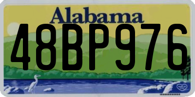 AL license plate 48BP976