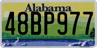 AL license plate 48BP977