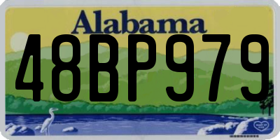 AL license plate 48BP979