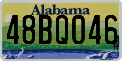 AL license plate 48BQ046