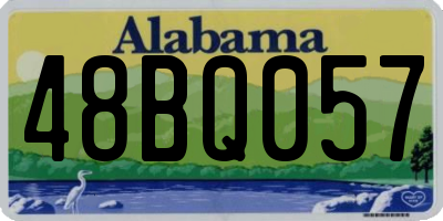 AL license plate 48BQ057