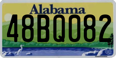 AL license plate 48BQ082