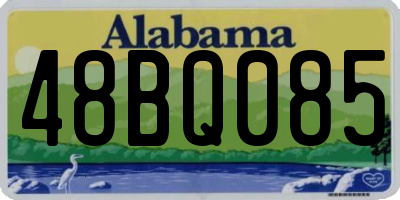 AL license plate 48BQ085