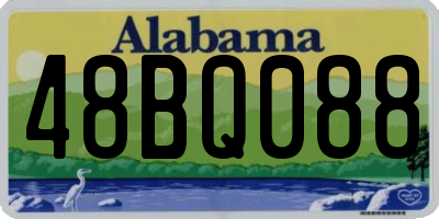 AL license plate 48BQ088