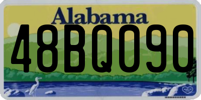 AL license plate 48BQ090