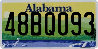AL license plate 48BQ093