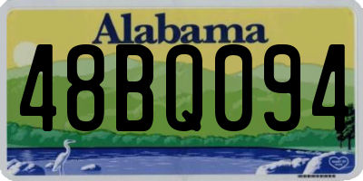 AL license plate 48BQ094